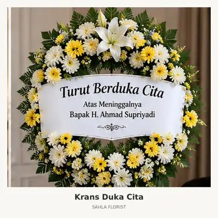 Krans Bunga Duka Kota Wisata Cibubur
